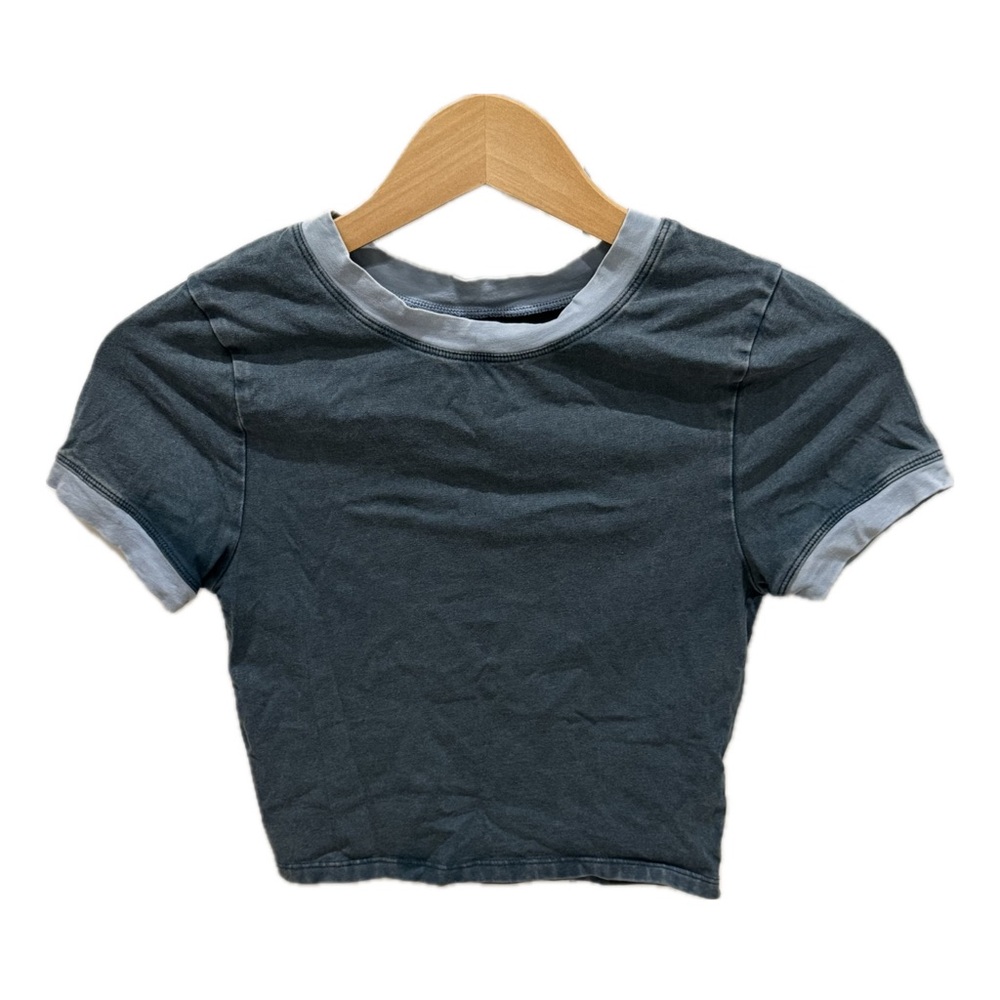 Pacsun Baby Tee Washed Teal XS
